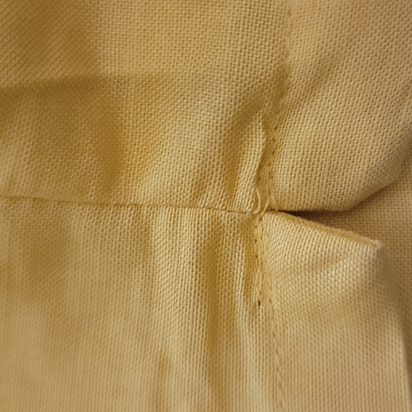 VTG Marla Kim Bright Yellow Boot Cut Pants Side zipper SZ 18 - Picture 5 of 8